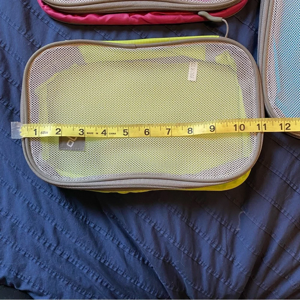 3 Mesh Cosmetics/Travel Bags
